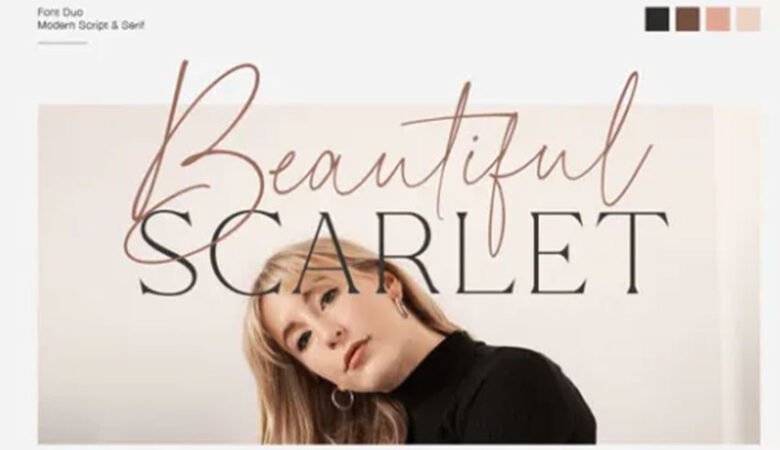 Beautiful Scarlet Font