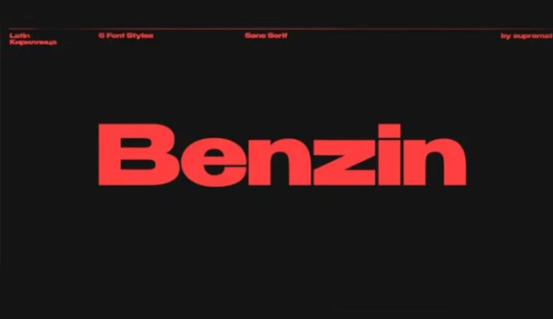 Benzin Font