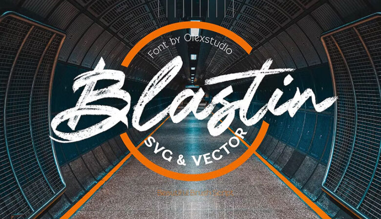 Blastin Brush Script Font