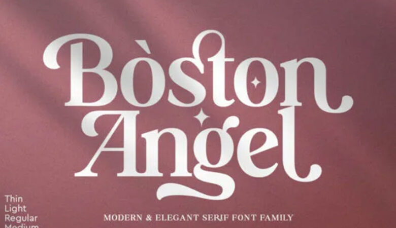 Boston Angel Font