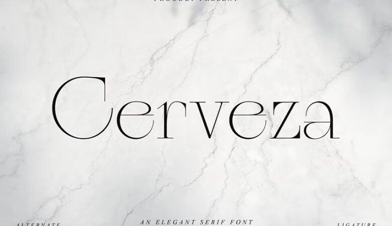 Cerveza Serif Font