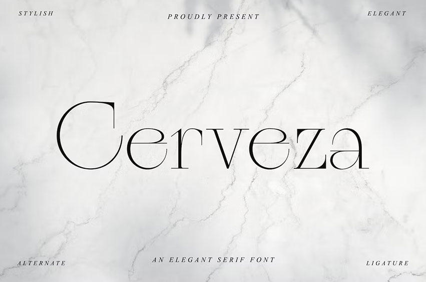 Cerveza Serif Font