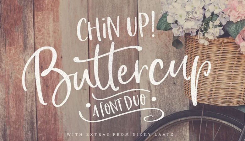 Chin Up Buttercup Font
