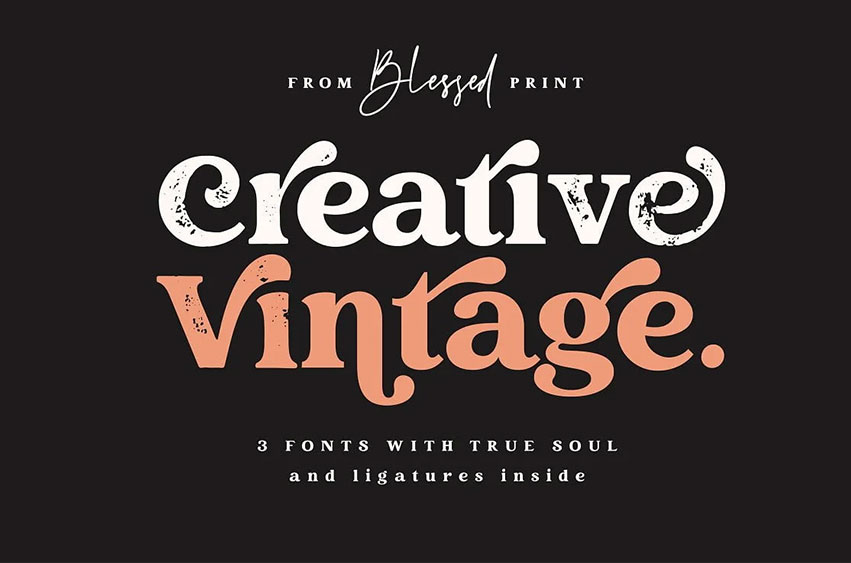 Creative Vintage Font Duo - FreeDaFonts