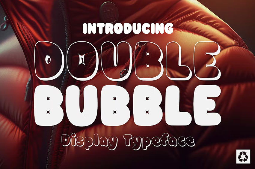 Double Bubble 3D Font