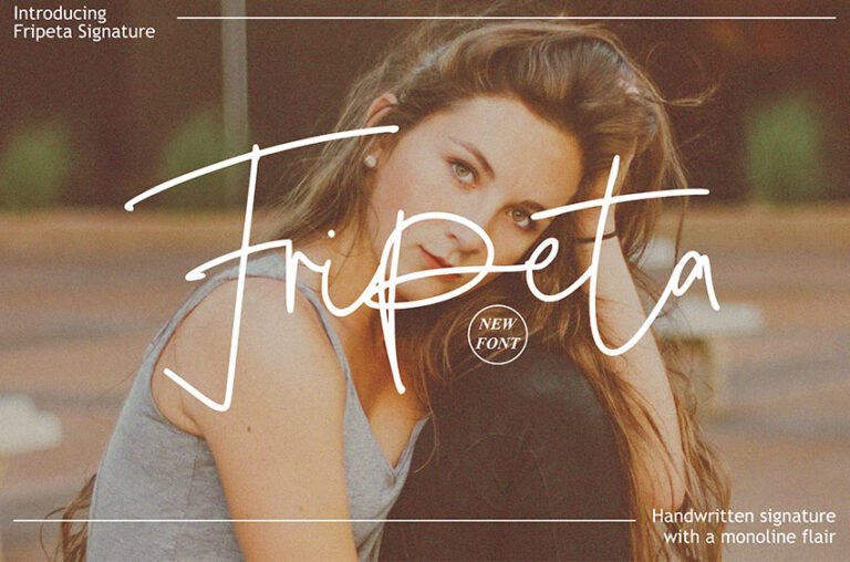 Friba Signature Fripeta Signature Font - FreeDaFonts