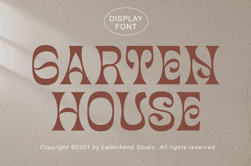 Garten House Font