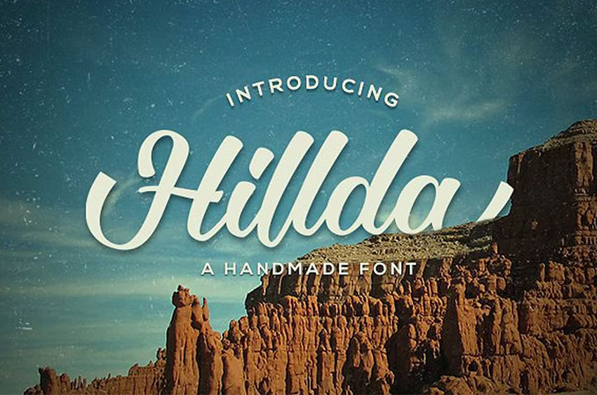 Hillda Script Font