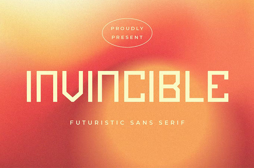Invincible Futuristic Font