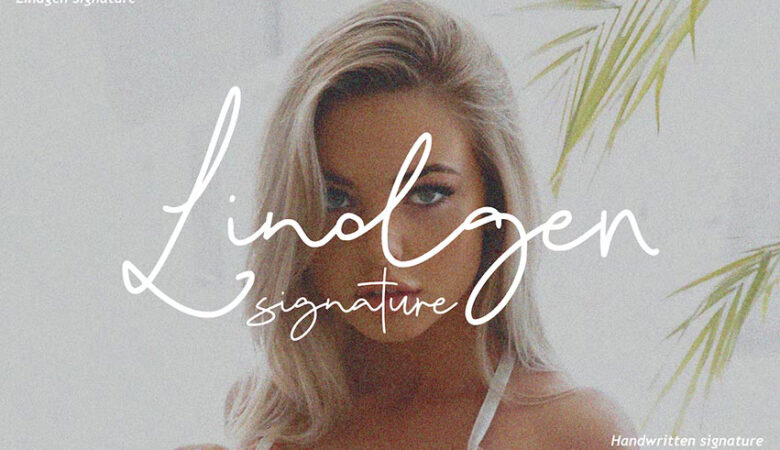 Lindgen Signature Font