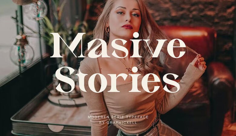 Masive Stories Serif Font