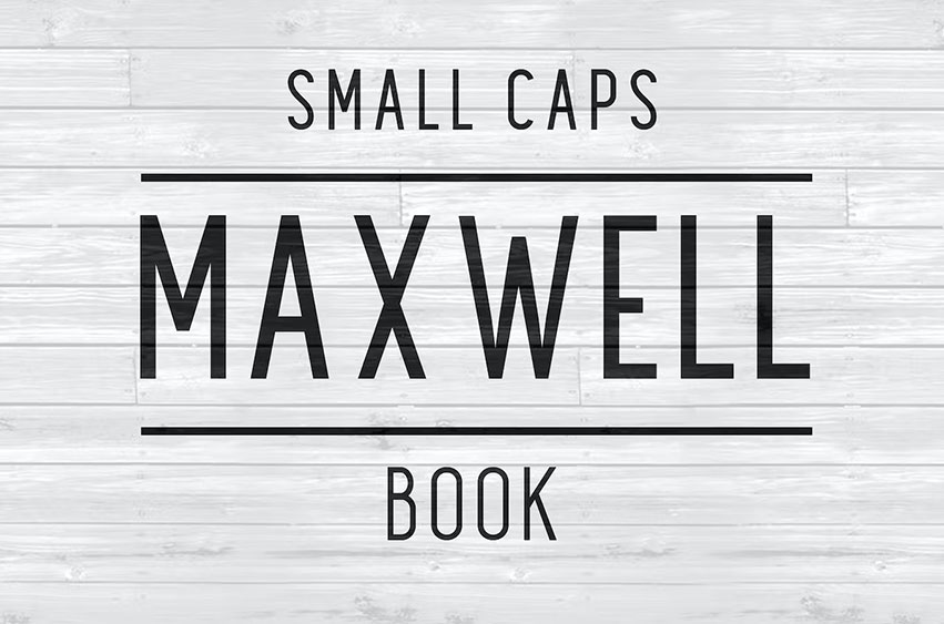 Maxwell Book Font