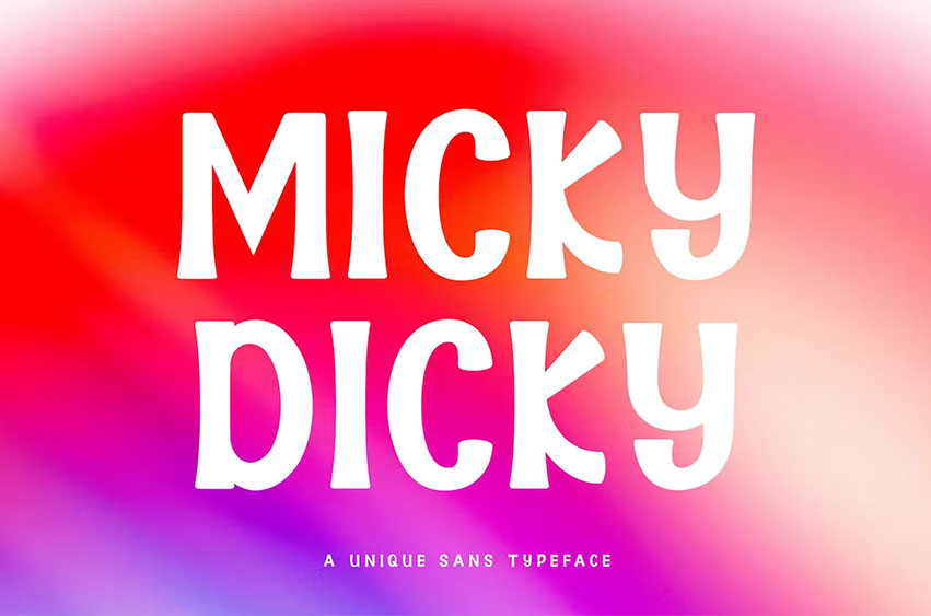 Micky Dicky Font