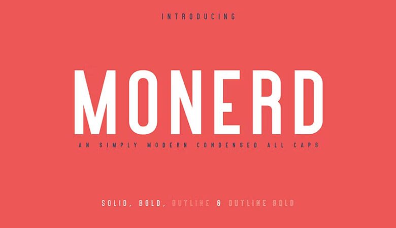 Monerd Sans Serif Font