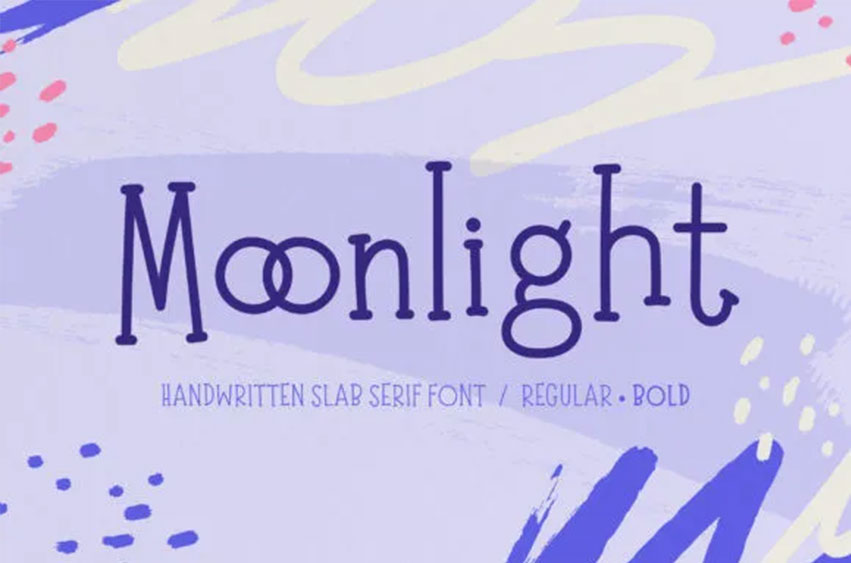 Moonlight Script Font