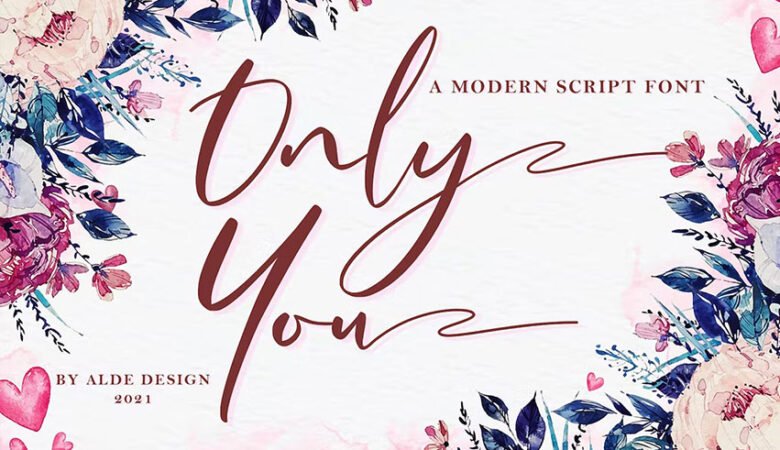 Only You Script Font