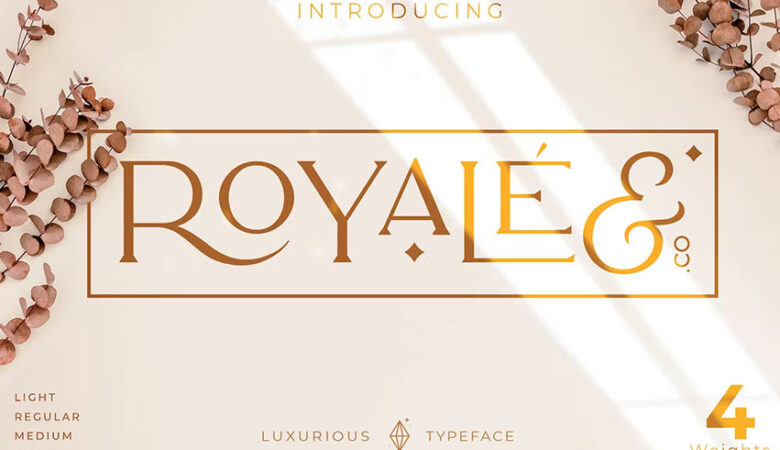 Royale Luxurious Typeface Font