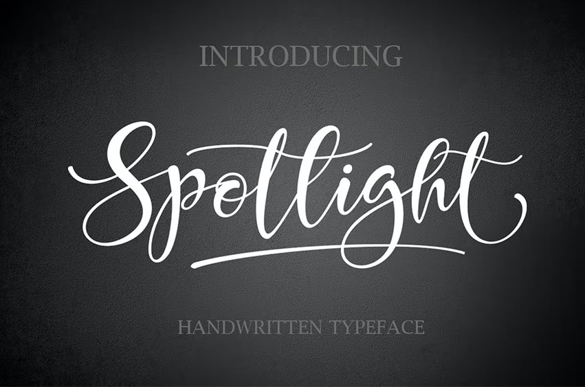 Spotlight Handwritten Font