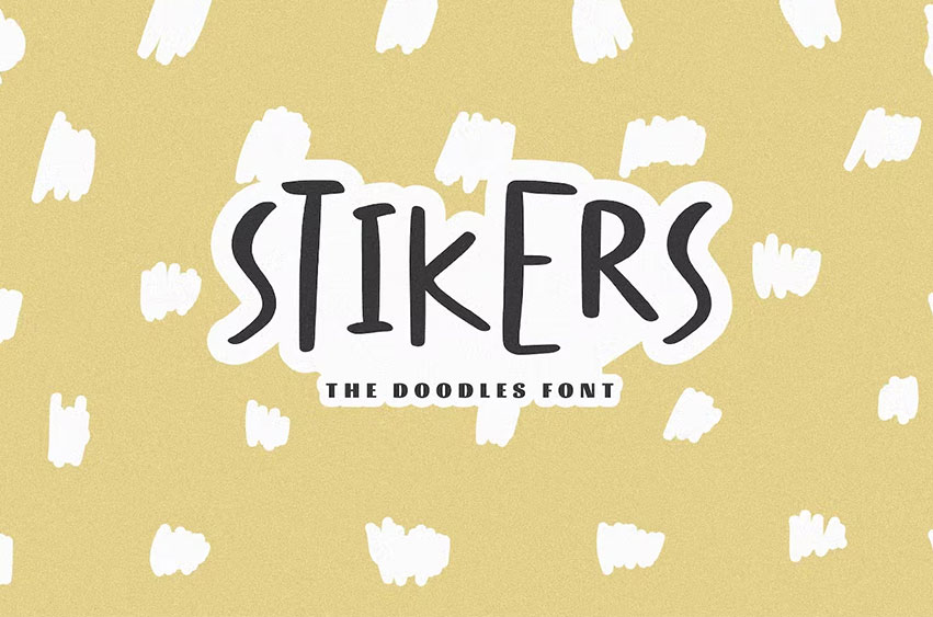 Stikers The Doodles Font