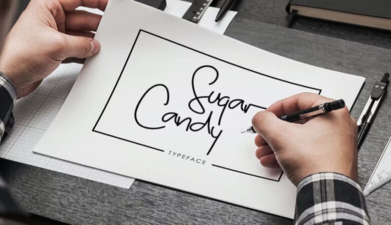 Sugar Candy Signature Font