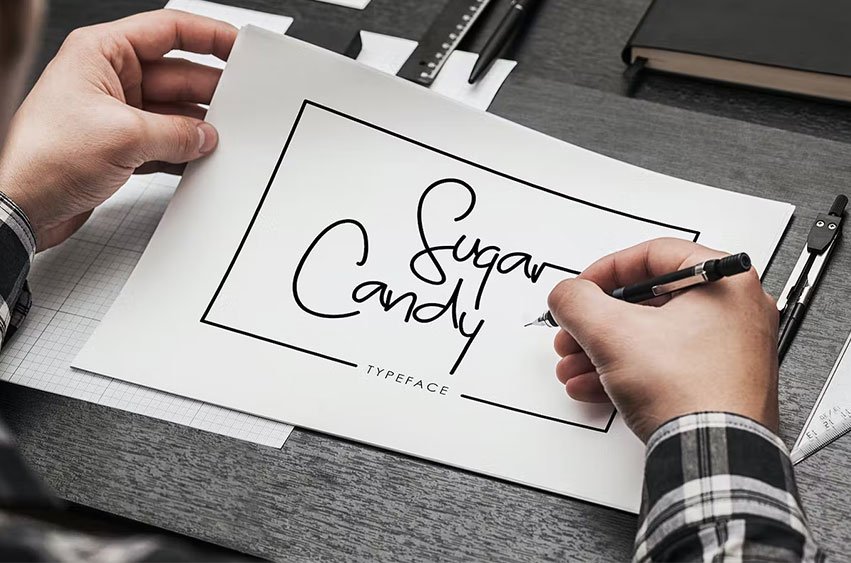 Sugar Candy Signature Font
