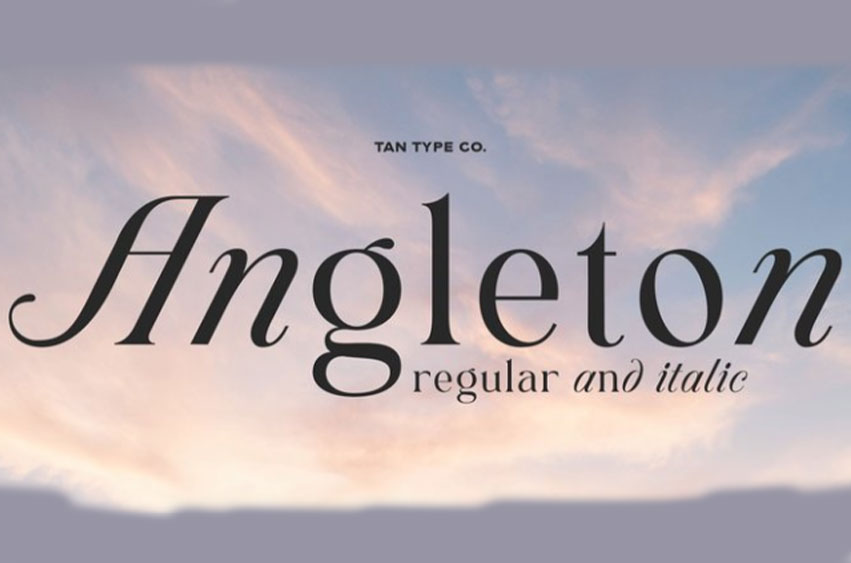 TAN Angleton Font Family