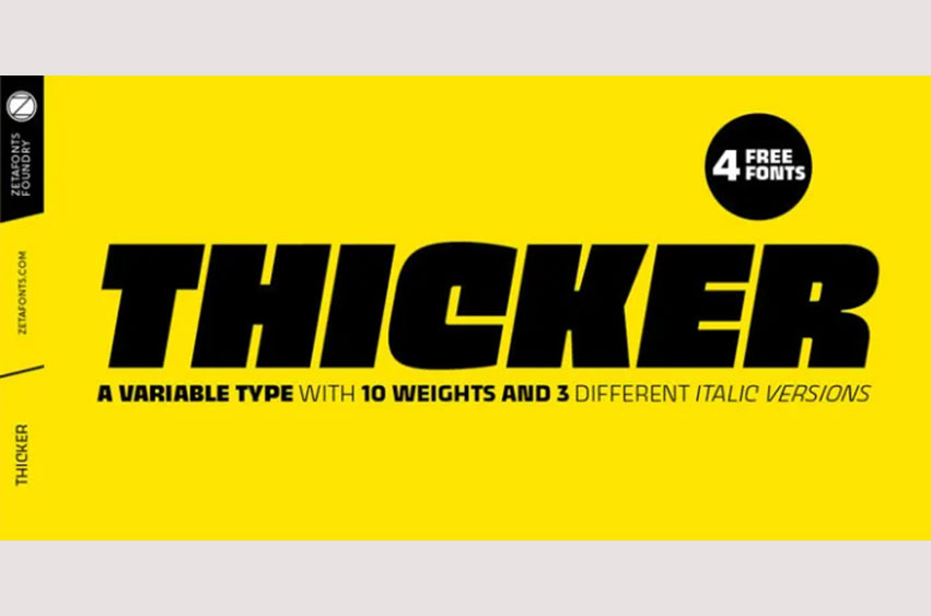 Thicker Font