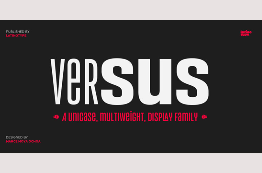 typeface vs font family
