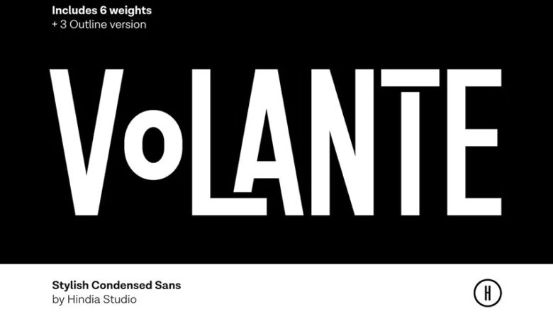 Volante Condensed Font