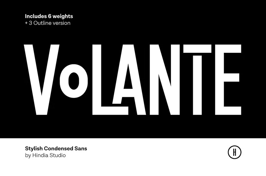 Volante Condensed Font