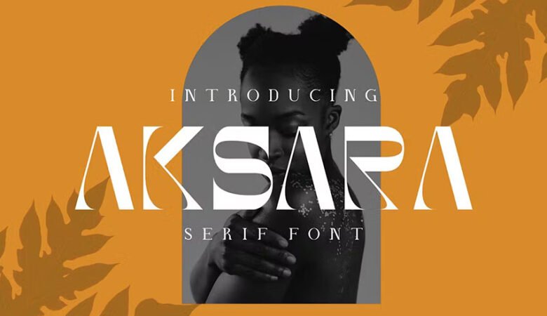 Akasara Modern Serif font