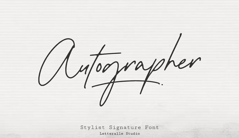 Autographer Font