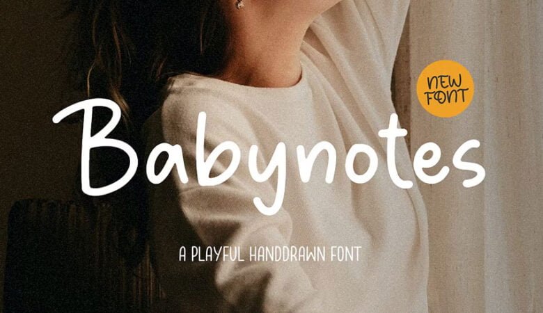 Babynotes Script Font