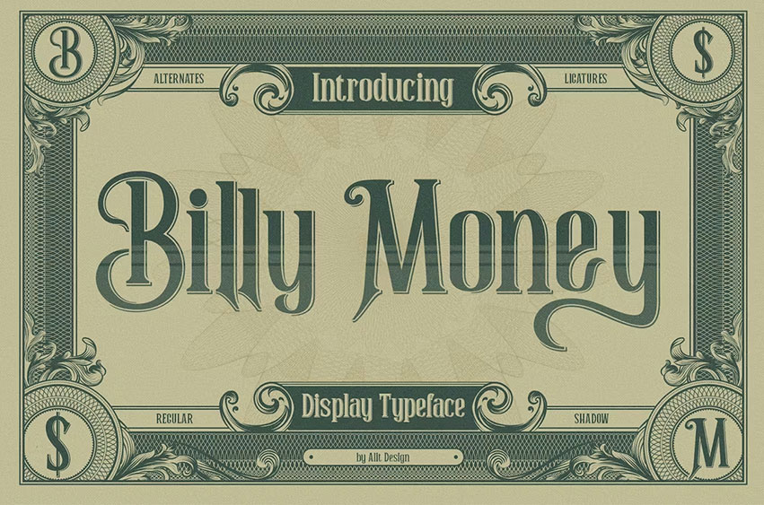 Billy Money Font