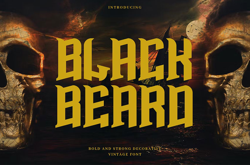 Blackbeard Vintage Bold Font - FreeDaFonts