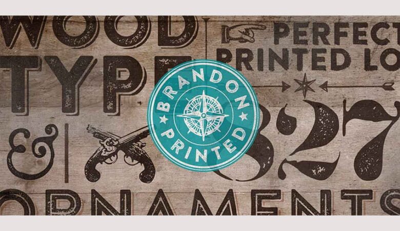 Brandon Printed Font Family