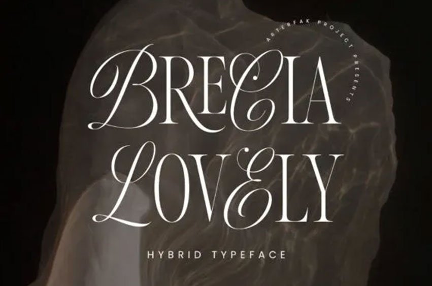 Brecia Lovely Font