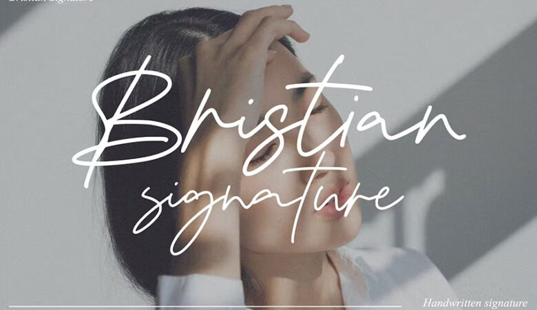 Bristian Signature Font