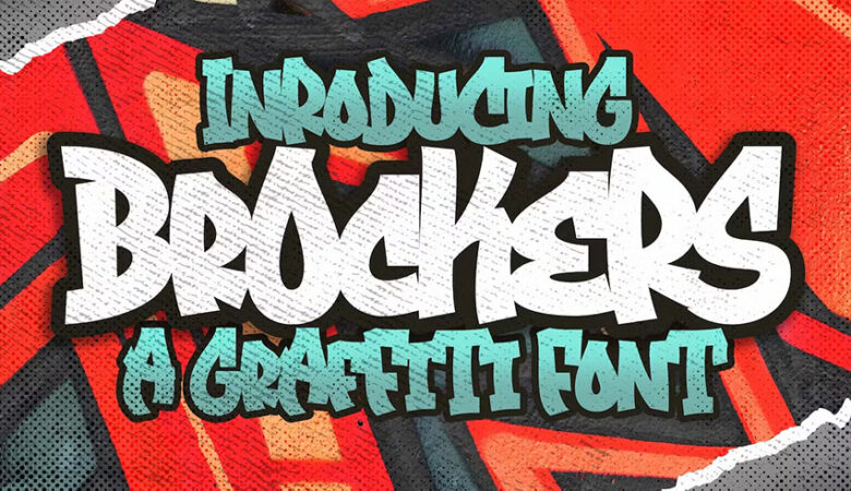 Brockers Urban Graffiti Font