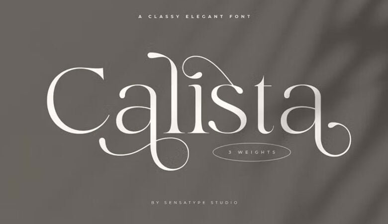 Calista Classy Elegant Font