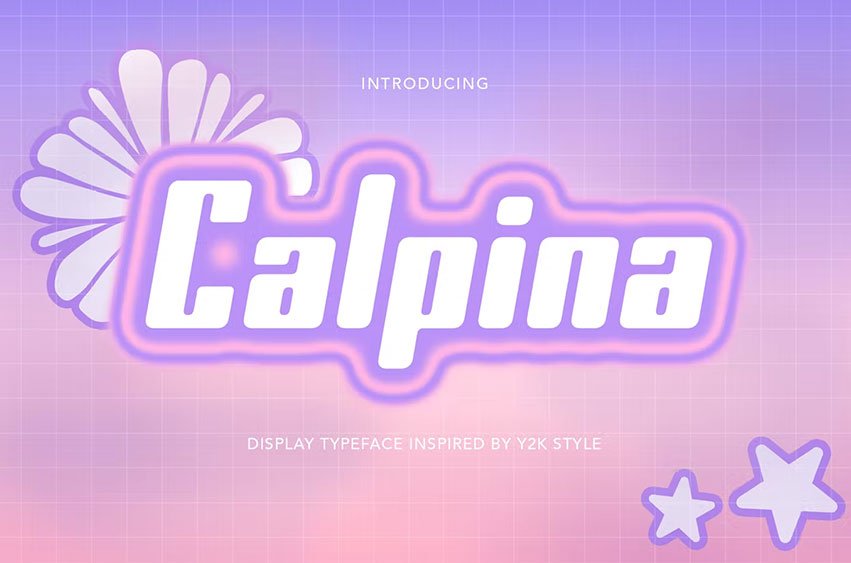 Calpina Y2k Retro Font