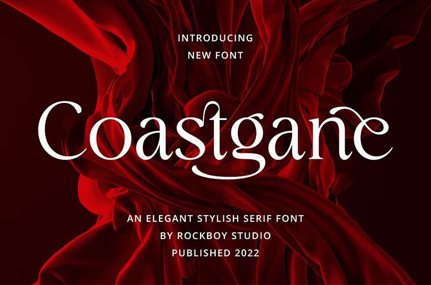 Coastgane Modern Stylish Font