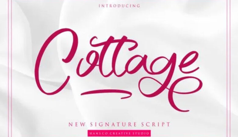 Cottage Signature Font