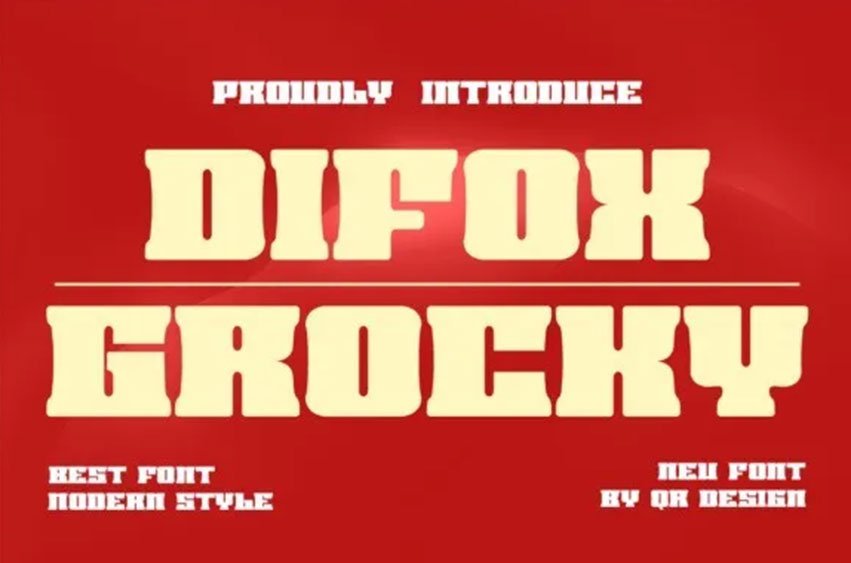 Difox Grocky Font