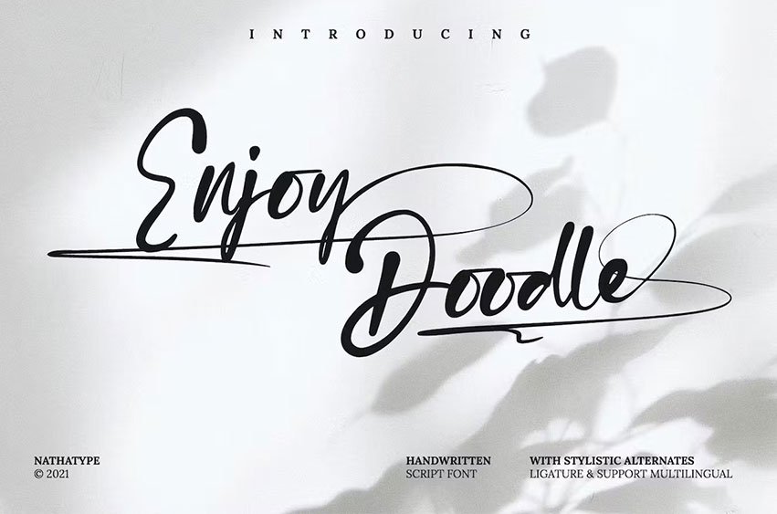 Enjoy Doodle Font
