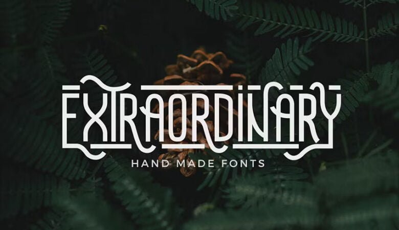 Extraordinary Handmade Font