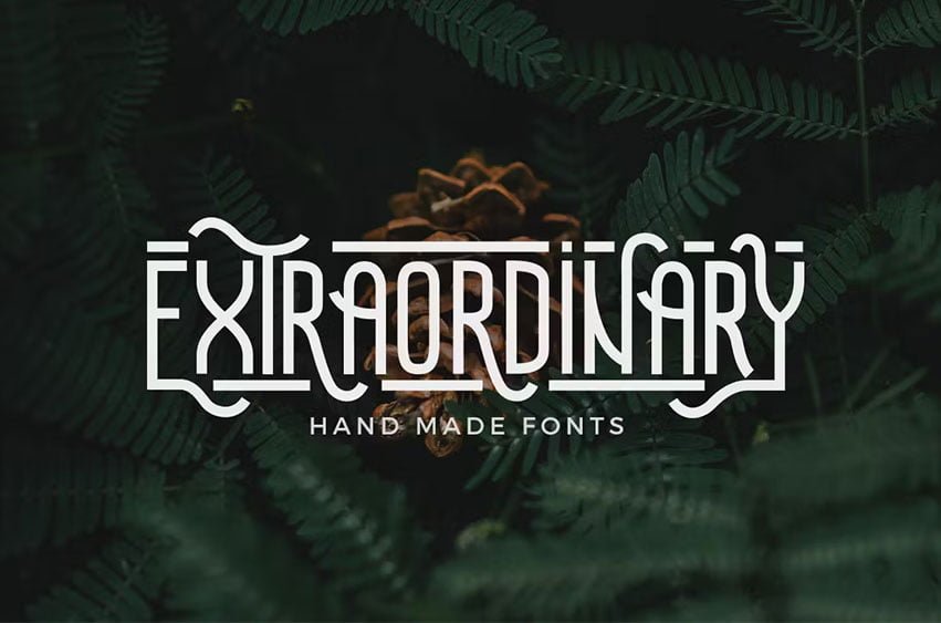Extraordinary Handmade Font