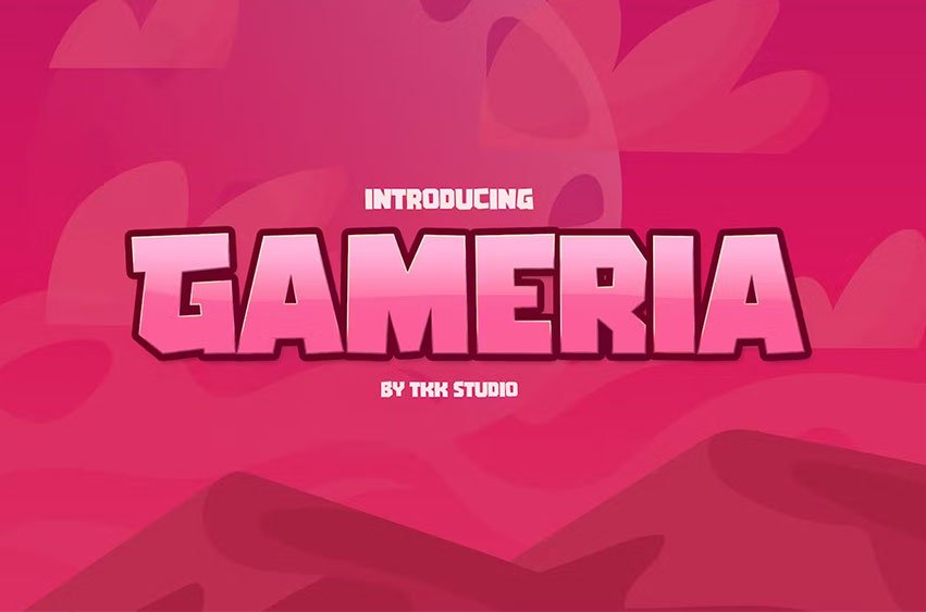 Gameria Blocky Gaming Font