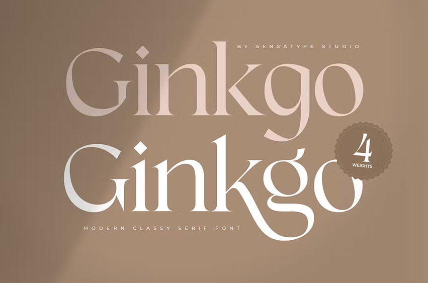 Ginkgo Modern Classy Serif Font