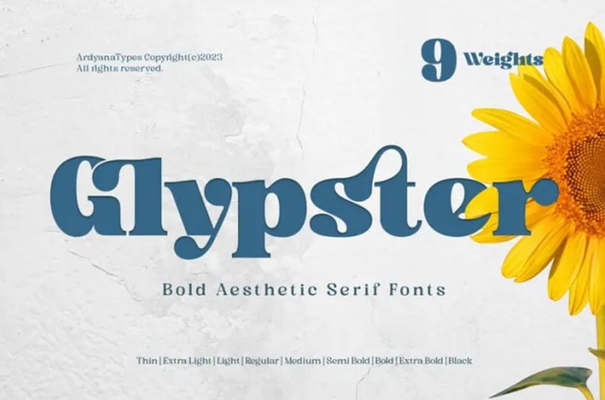 Glypster Font